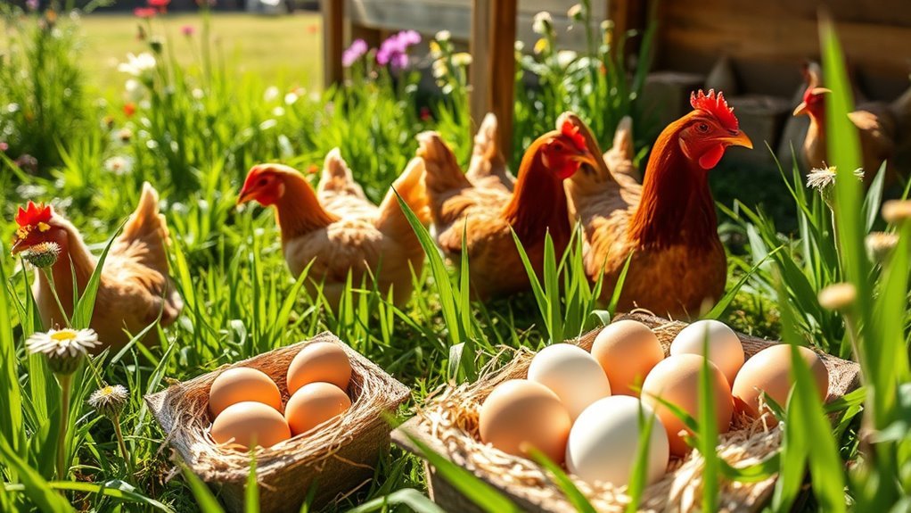 rooster free eggs are unfertilized