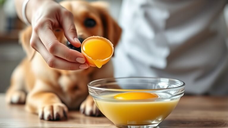 safe raw egg feeding