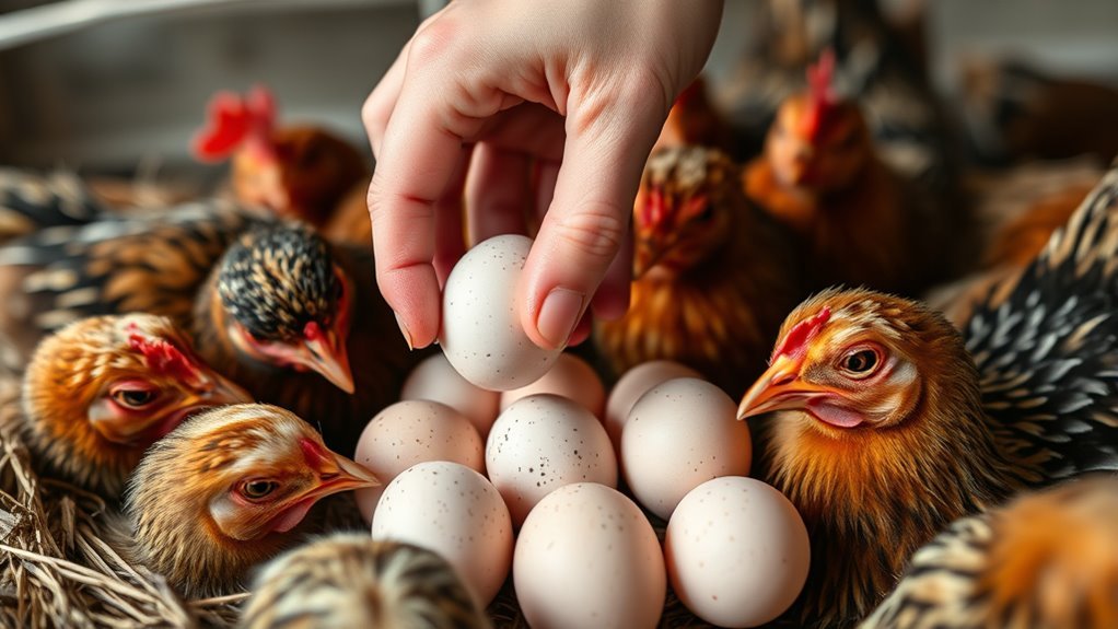 select healthy fertilized eggs