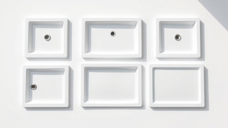 seven standard shower sizes