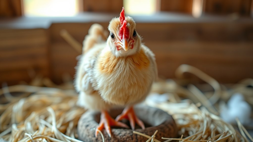 signs of hen egg laying