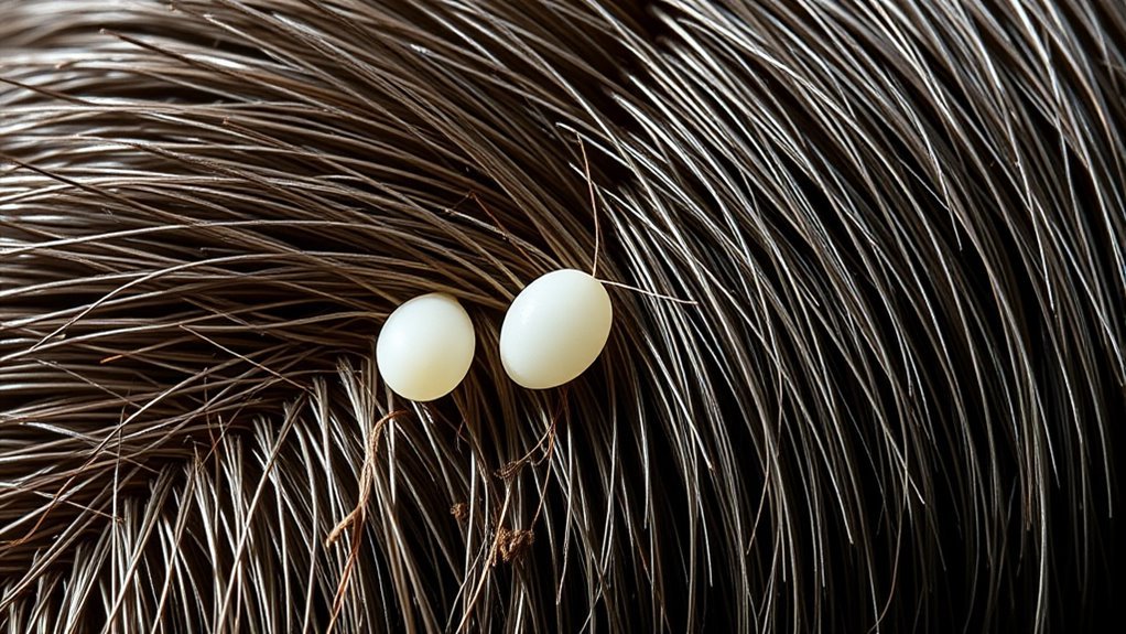 spot tiny white flea eggs