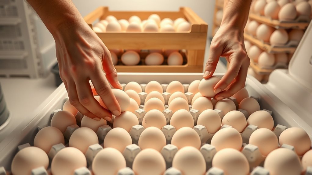 store eggs properly before incubation