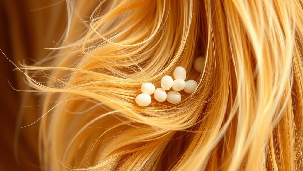 tiny white flea eggs