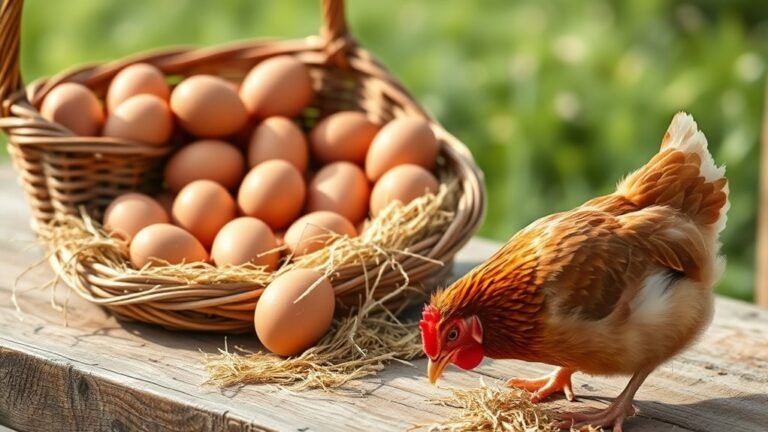 weekly chicken egg production