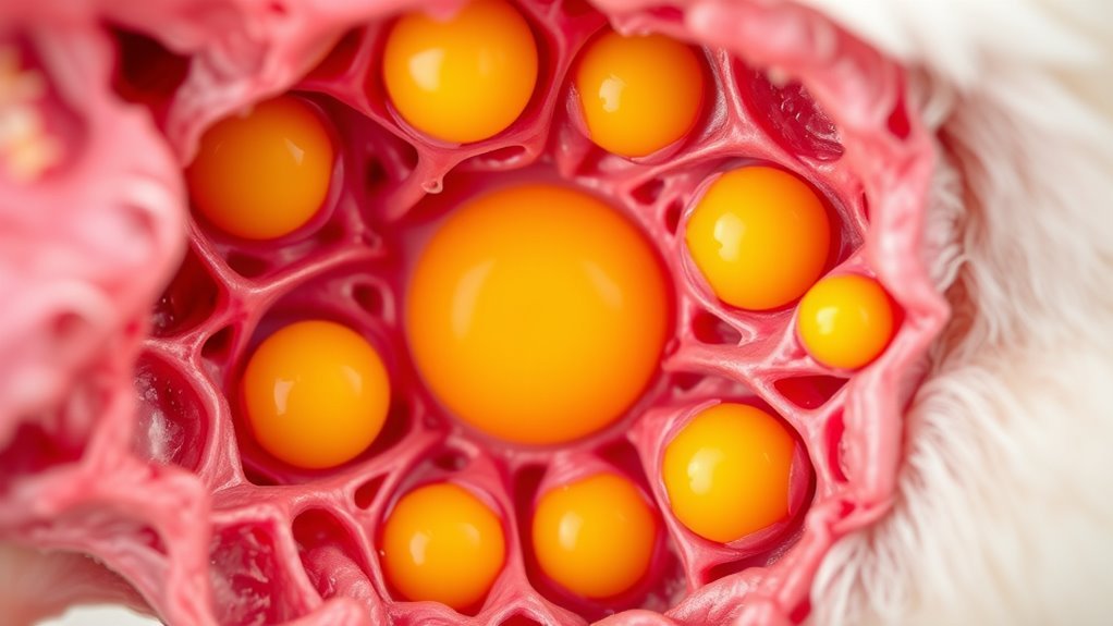 yolk growth and release