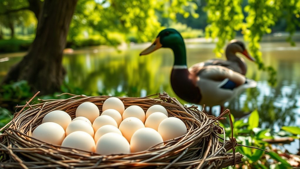 average annual duck egg production