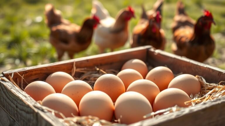 average chicken egg production