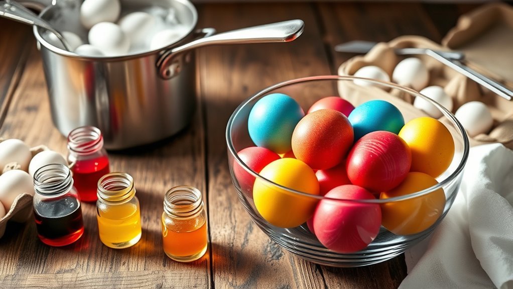boil cool prepare eggs