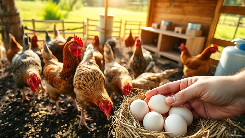 boost chicken egg output