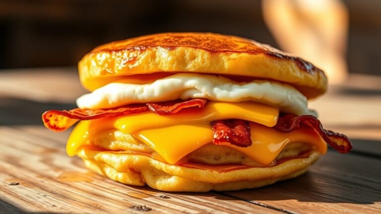 calorie content of breakfast sandwich