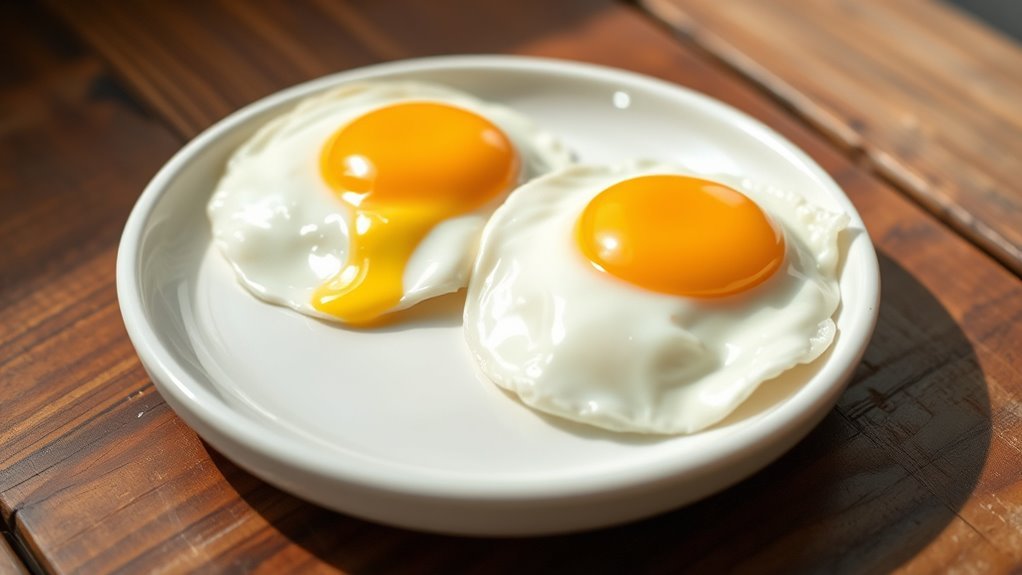 calories in cooked eggs