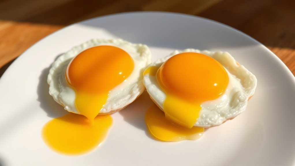 calories in over easy eggs