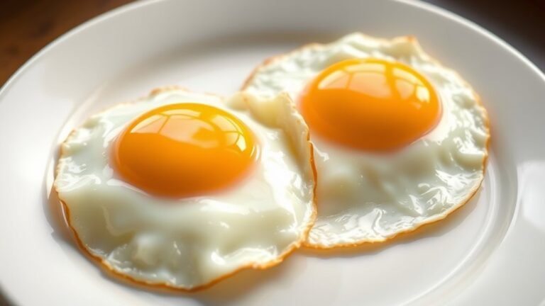 calories in two fried eggs
