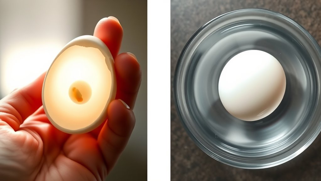 candling and float test