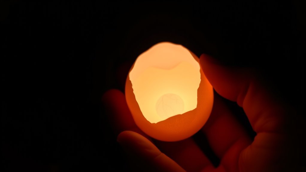 candling eggs for fertility