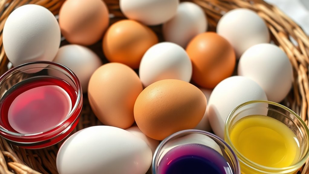 choose fresh smooth eggs
