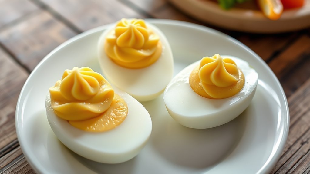 deviled eggs high protein snack