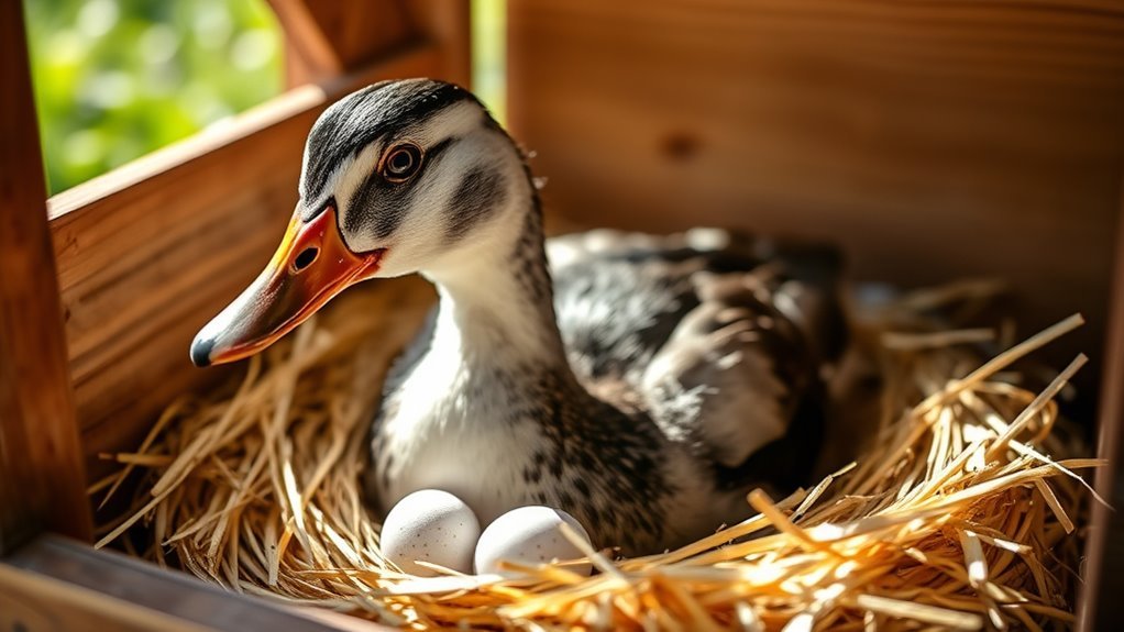 duck age and health impact egg production
