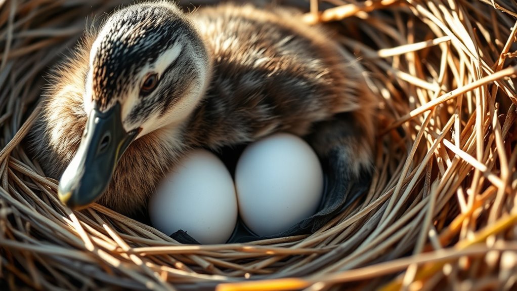 ducks occasionally lay two
