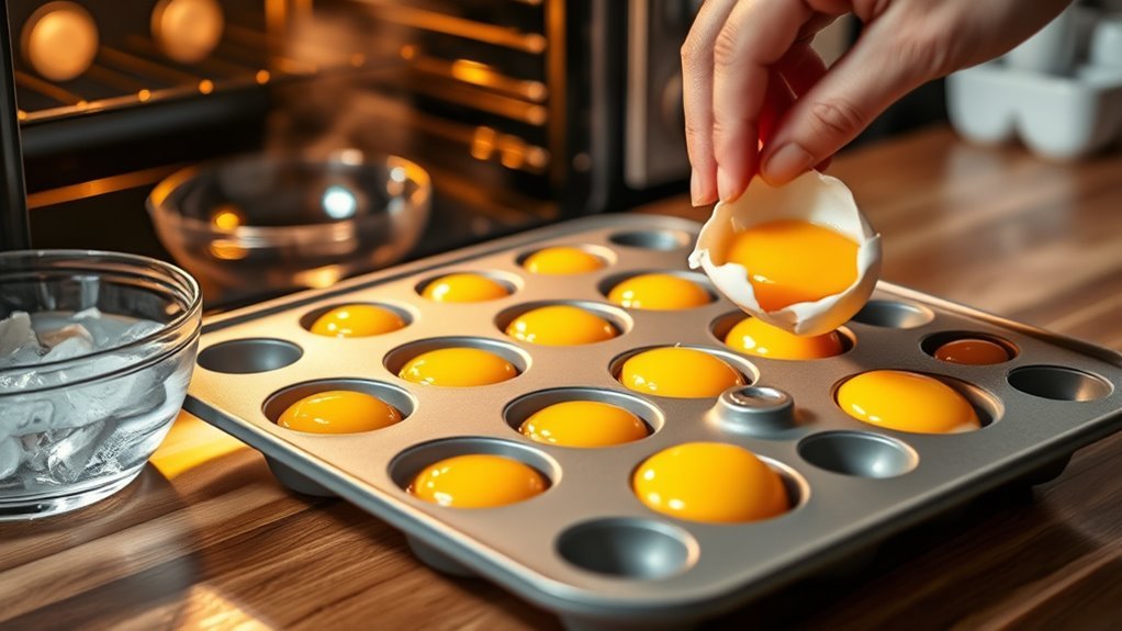 easy oven egg peeling