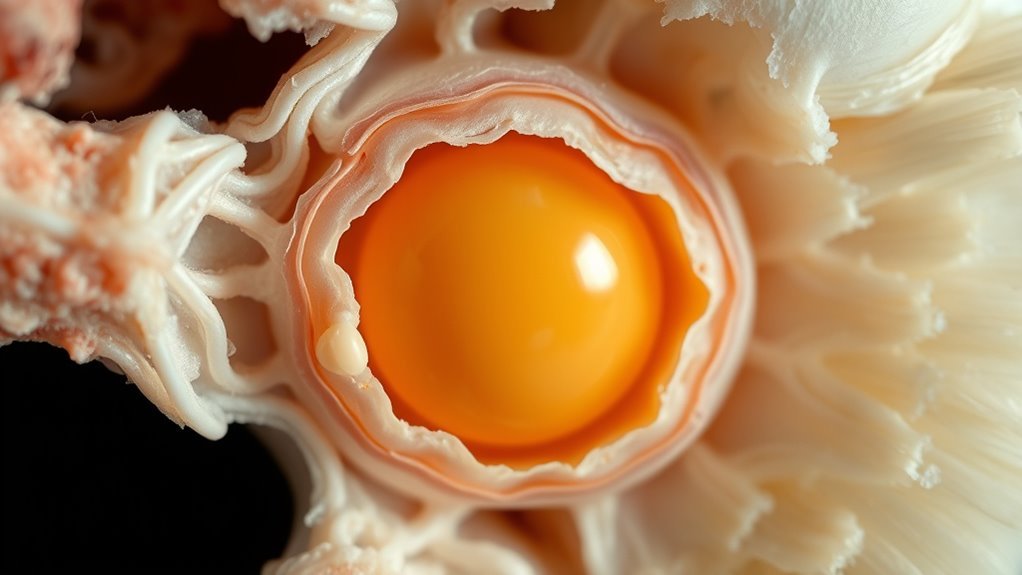 egg formation in oviduct