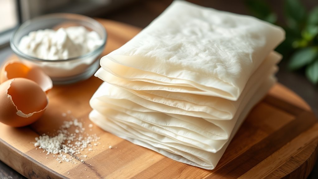 egg roll wrapper carbohydrate content