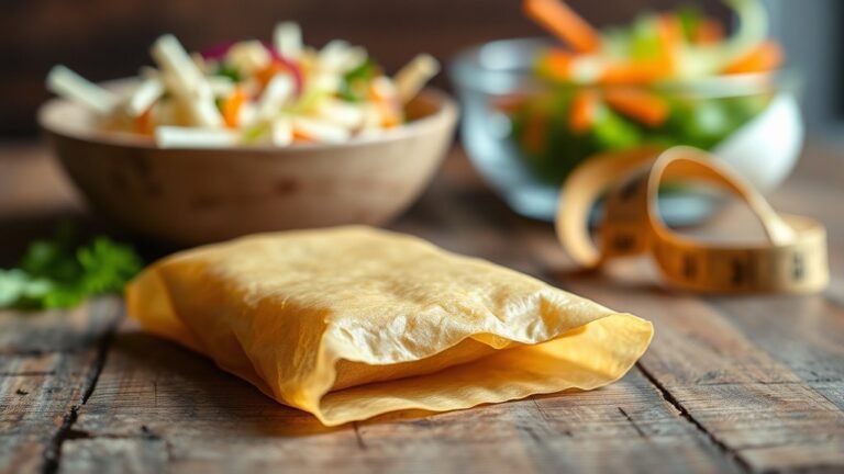 egg roll wrapper carbohydrate content