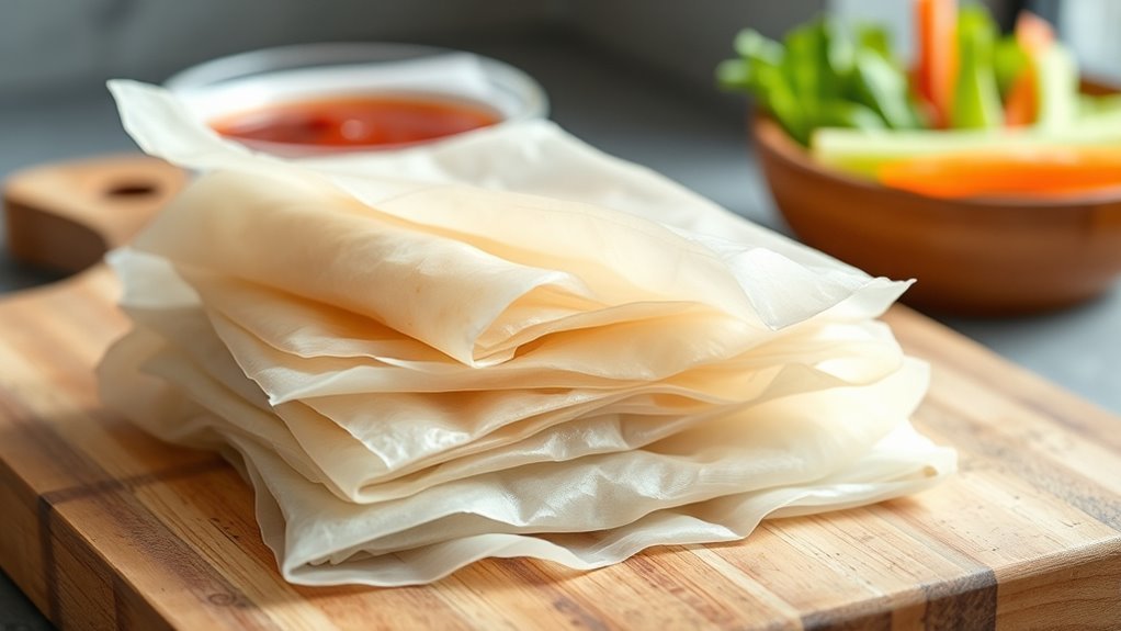 egg wrapper carbohydrate variations