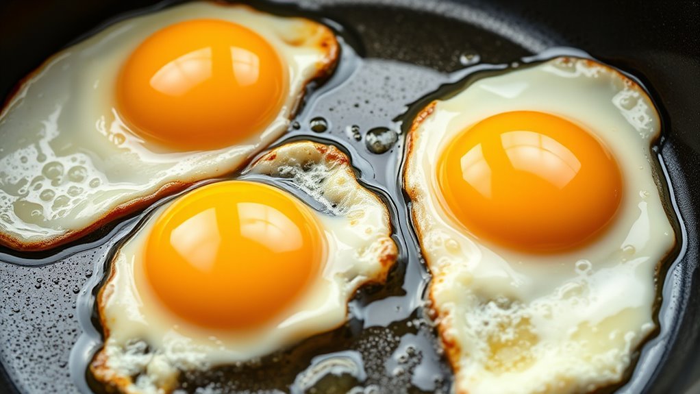 eggs calories vary with oil