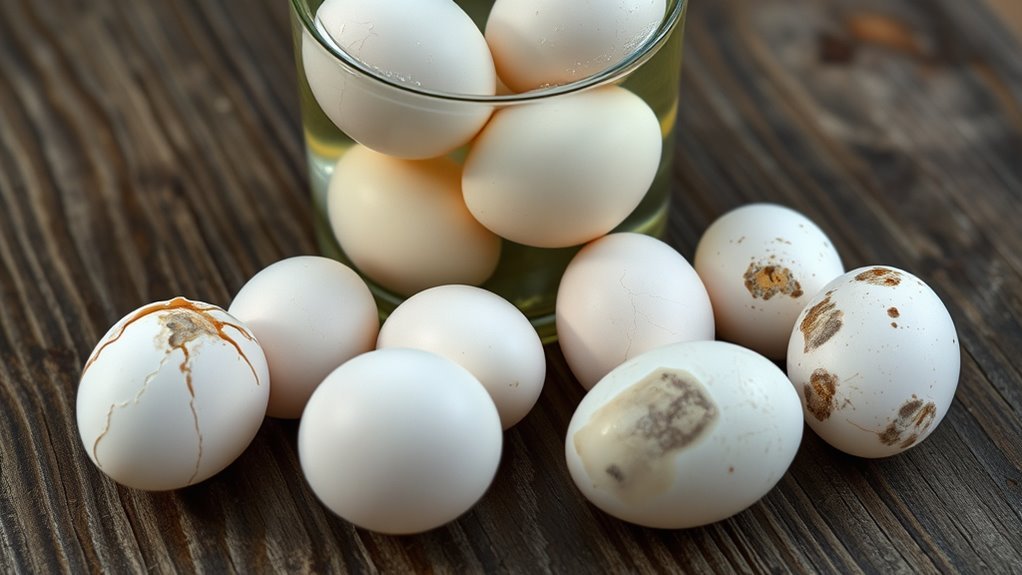 eggs water glassing signs