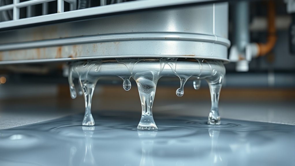 fix overflowing drip pan