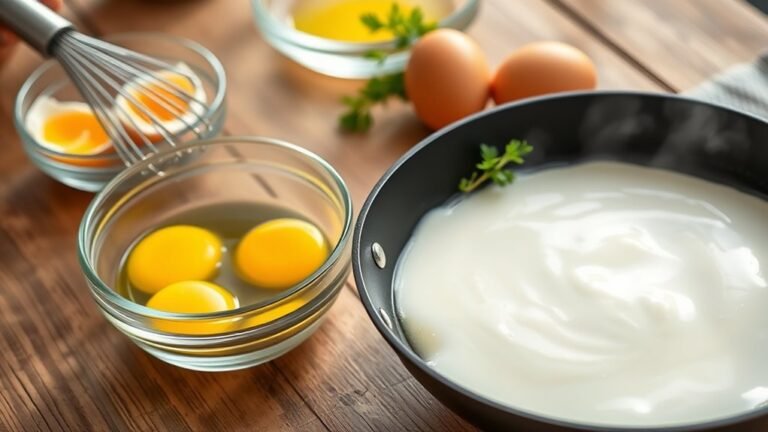 fluffy milk free egg recipe