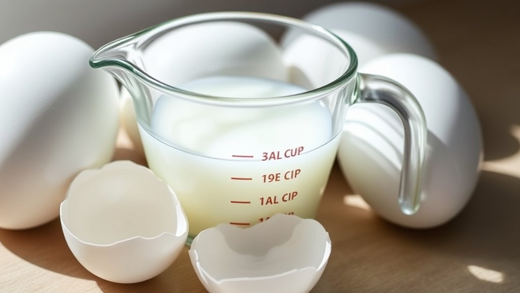 four large egg whites