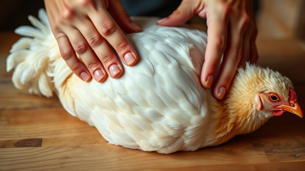 gentle egg removal technique