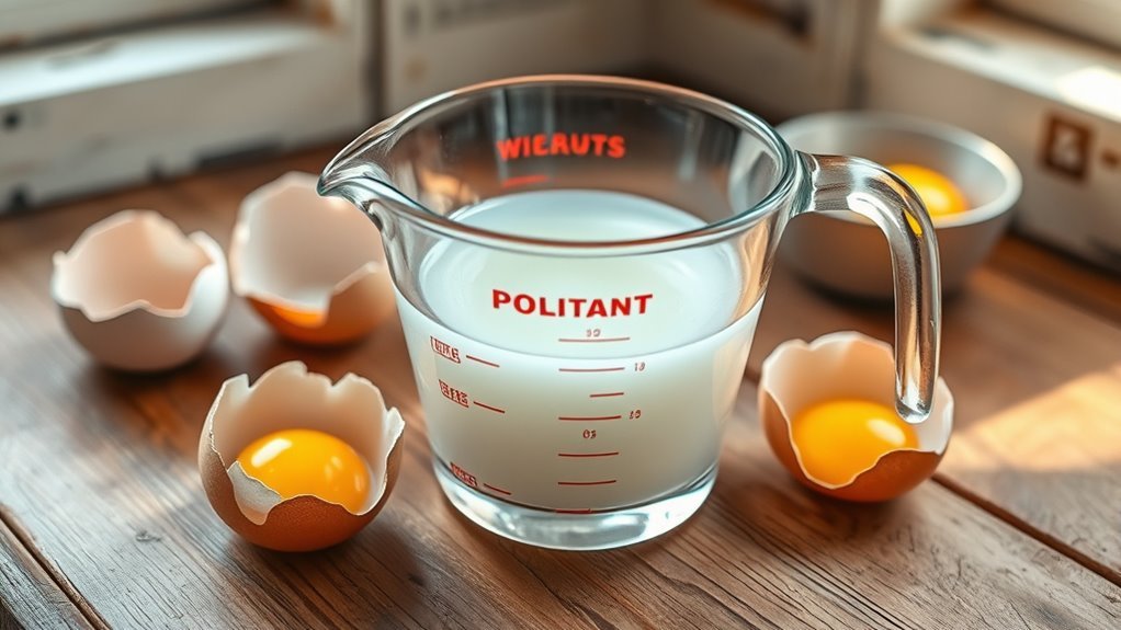 half a cup egg whites