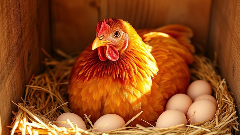 healthy hens produce more