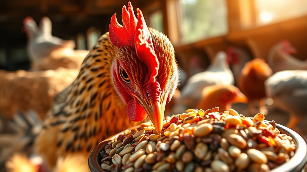 high protein diet boosts egg production