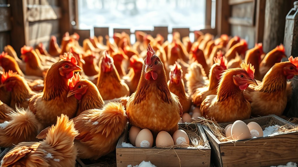 high winter egg production