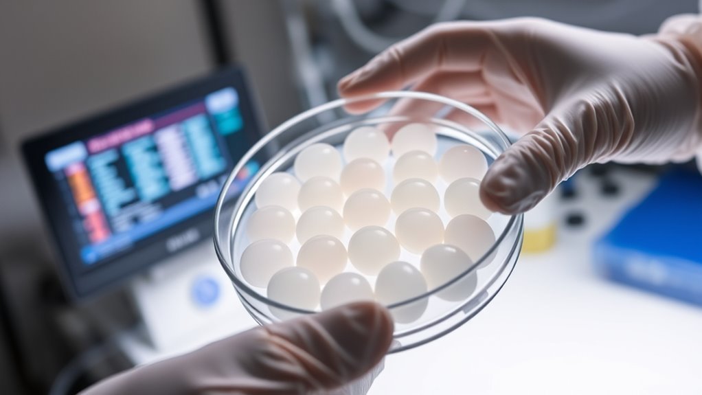 hormonal response influences egg count