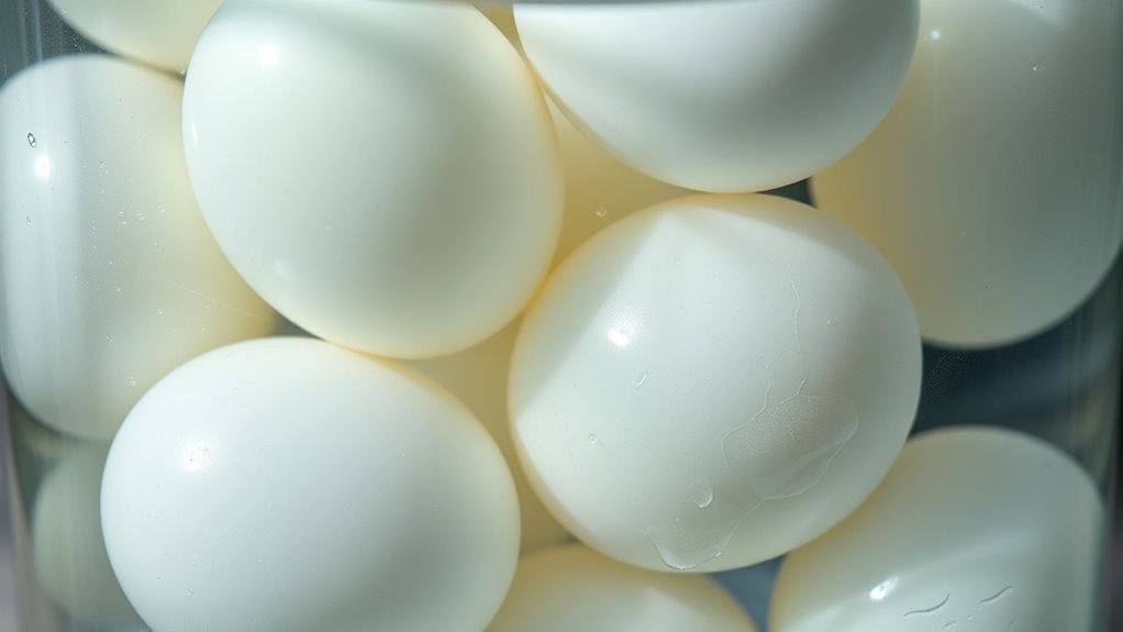 inspect eggs for spoilage