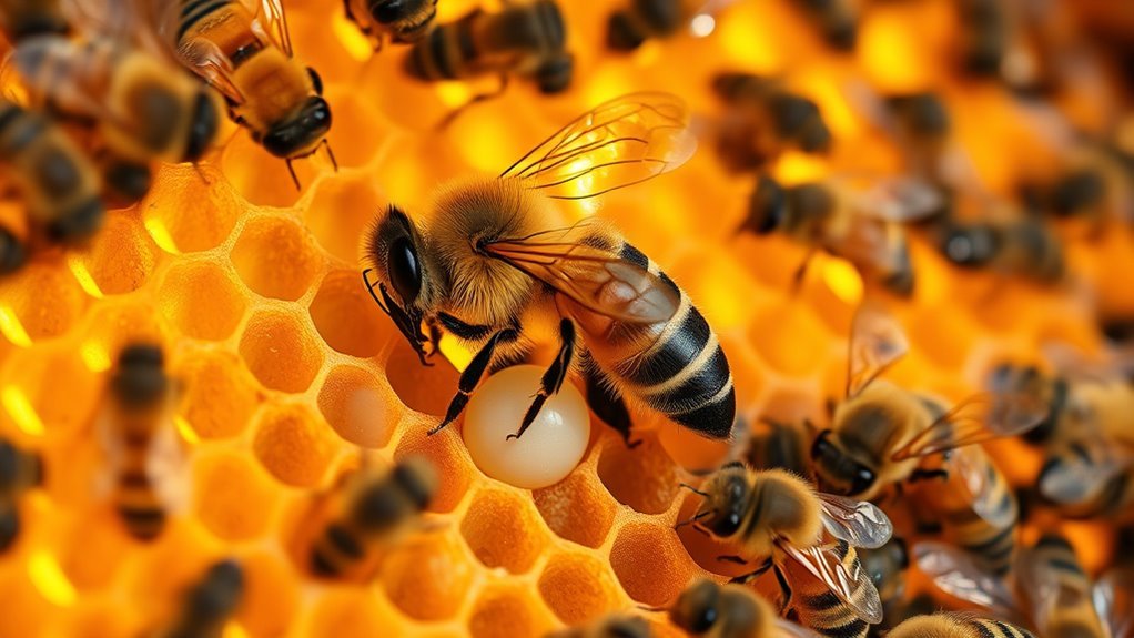 maintain hive space for eggs