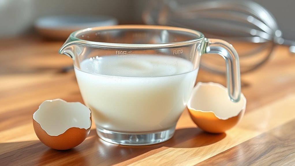 measuring egg whites accurately