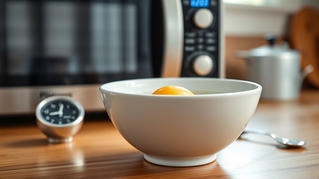 microwave soft boiled egg