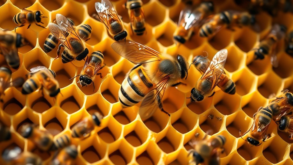 optimal hive conditions promote egg laying