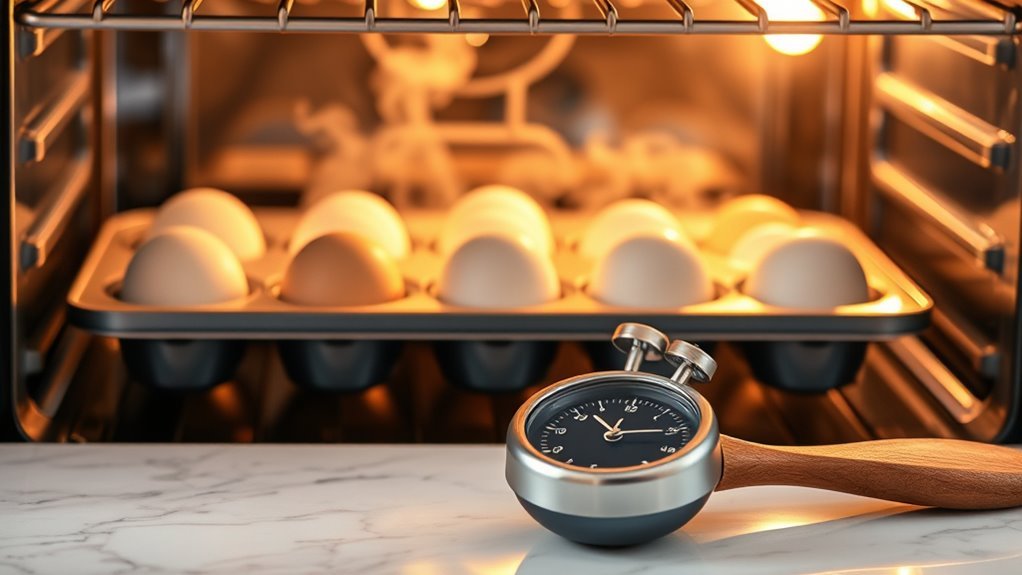oven baked eggs are hands free