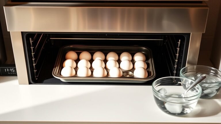 oven boiling egg method