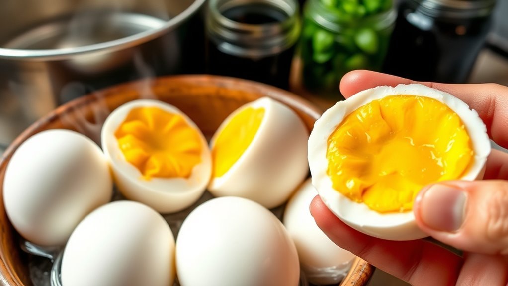 perfect soft boiled eggs technique