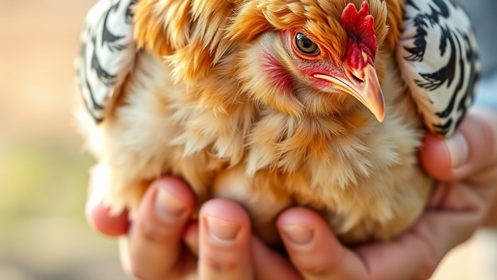 physical check for egg binding