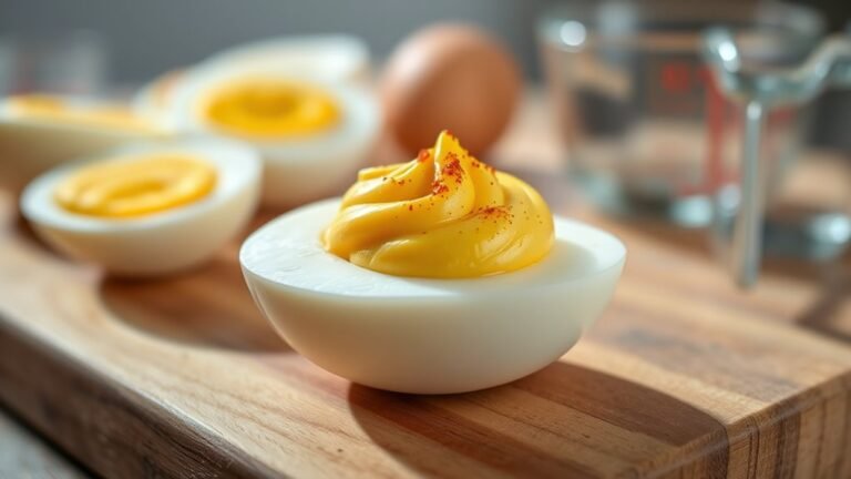 protein content in deviled eggs
